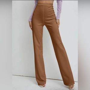 High waist straight leg pants- never been worn- no tags